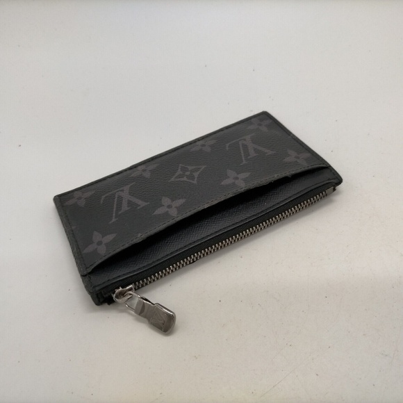 Louis Vuitton Eclipse Coin Card Holder Black/grey  Monogram - Picture 6 of 7